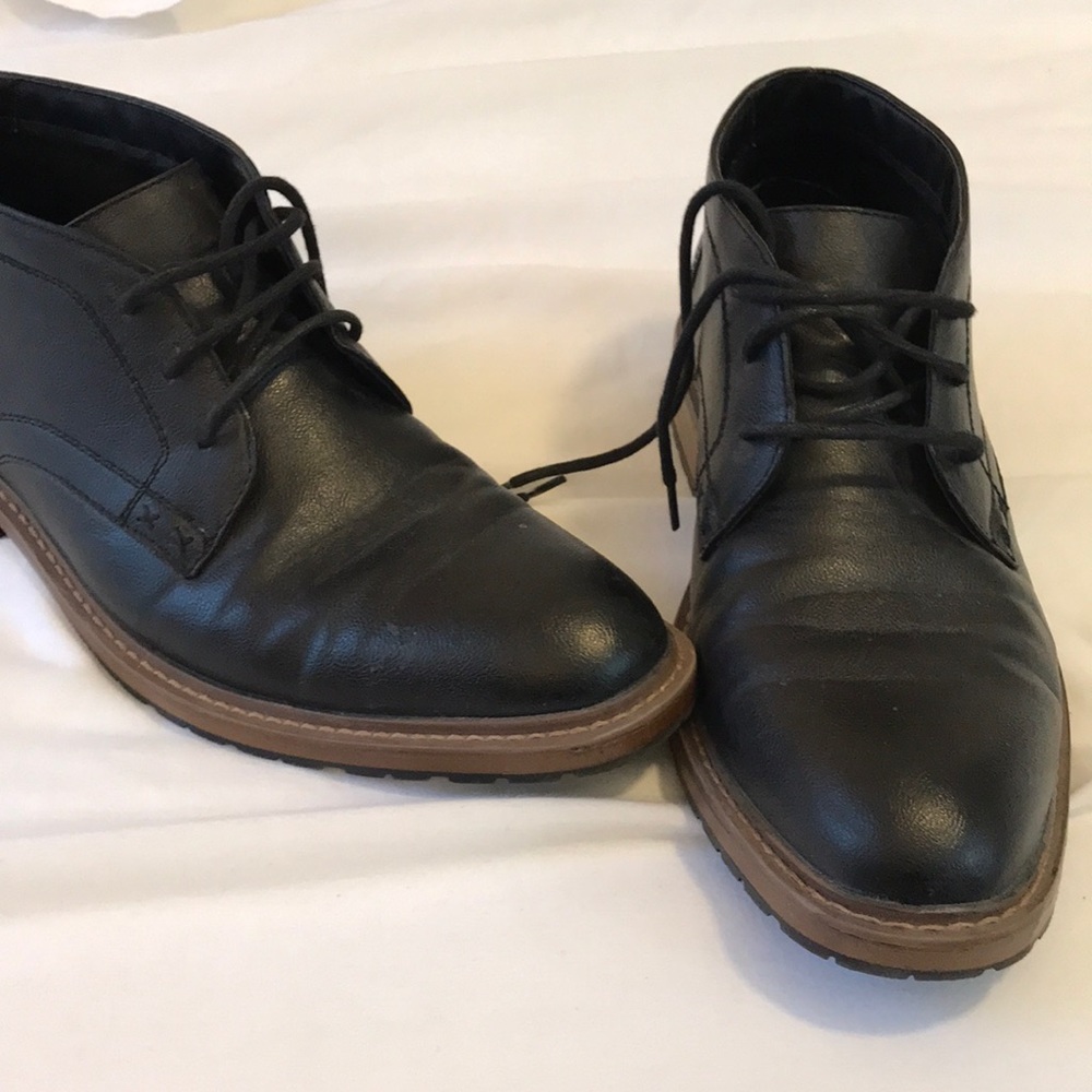 Black ankle boots